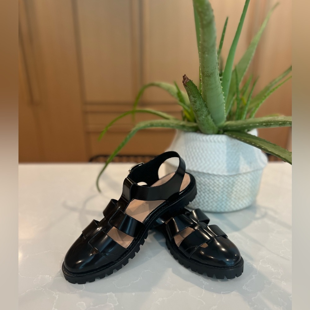 NWT JCREW FISHERMAN SANDALS WITH LUG SOLE 7.5